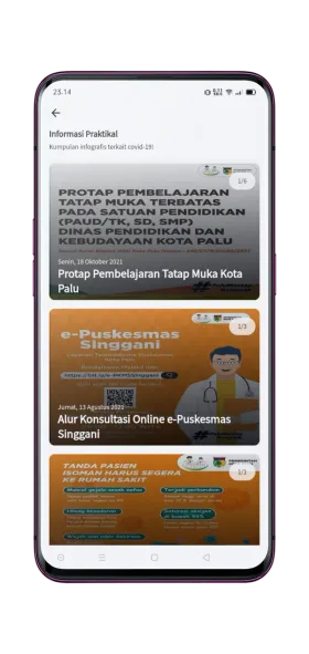 PICO Sulteng — peta sebaran kasus regional